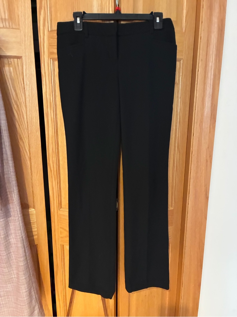 Express Black Straight-Leg Dress Trousers
